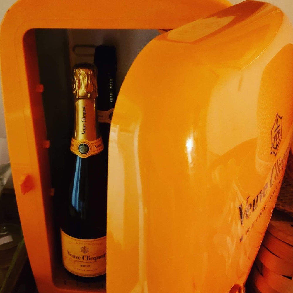 Veueve limited champagne fridge